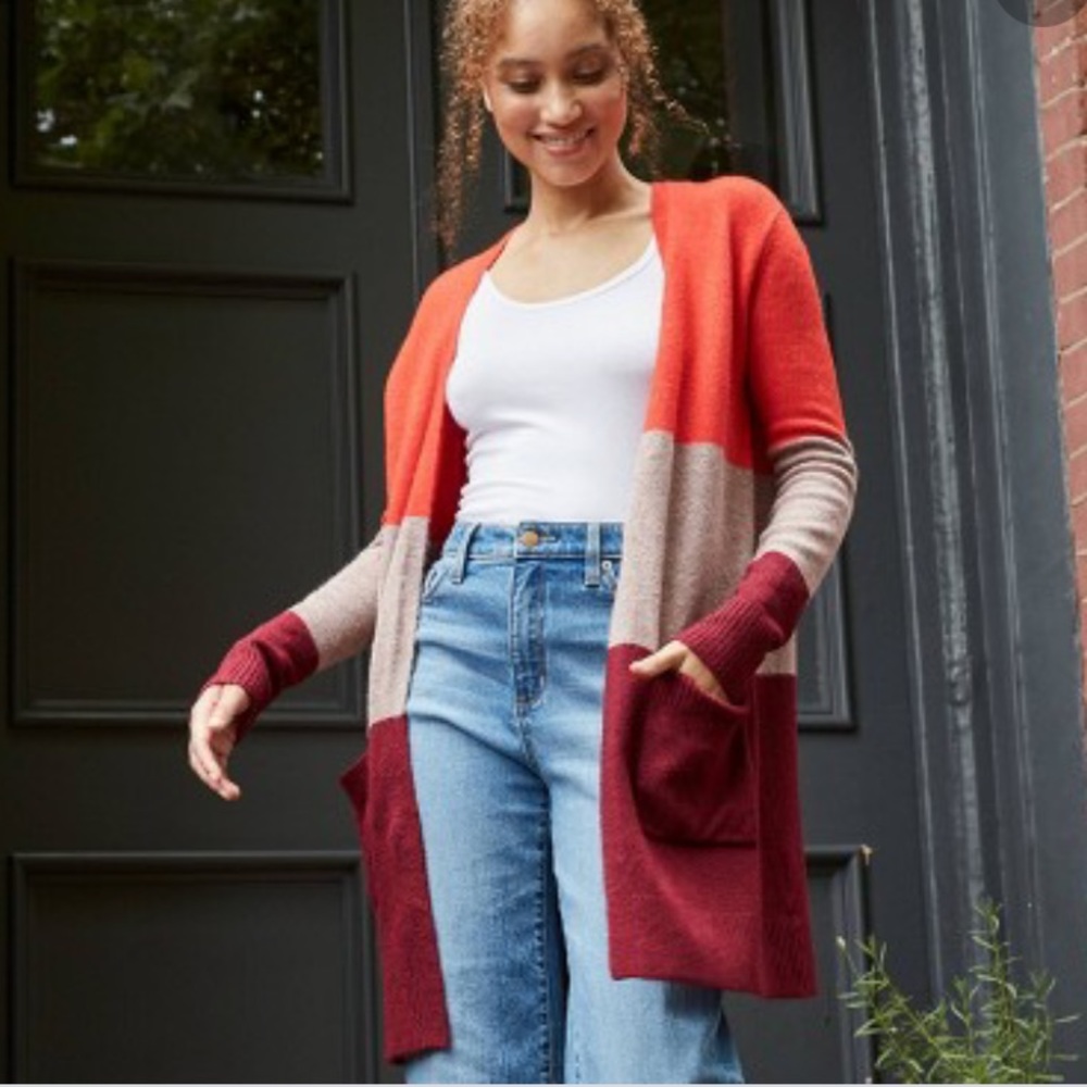 Colorblock Cardigan